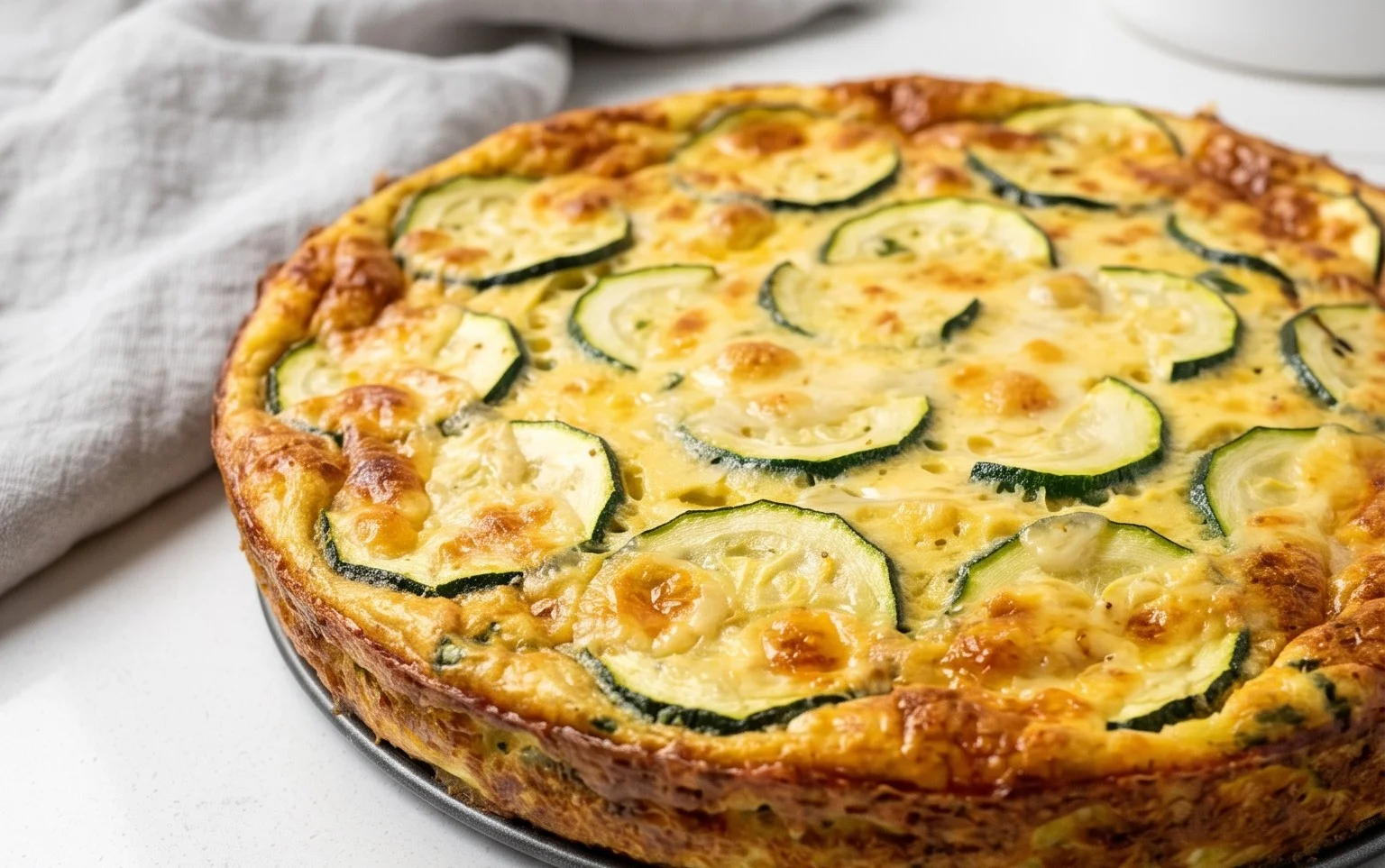 Crustless Zucchini Quiche Recipe
