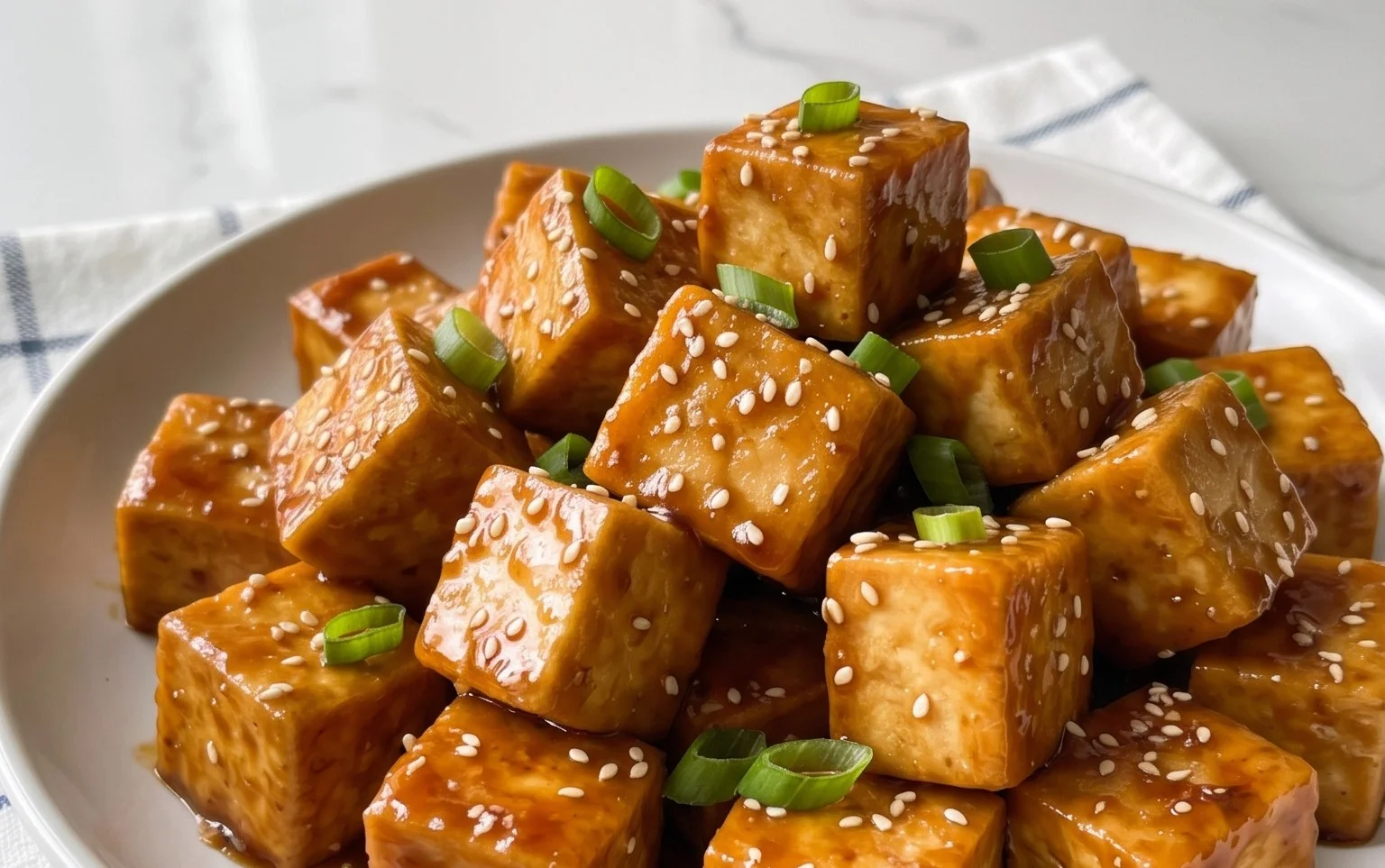 Honey Garlic Tofu