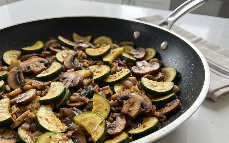 Skillet Zucchini and Mushrooms