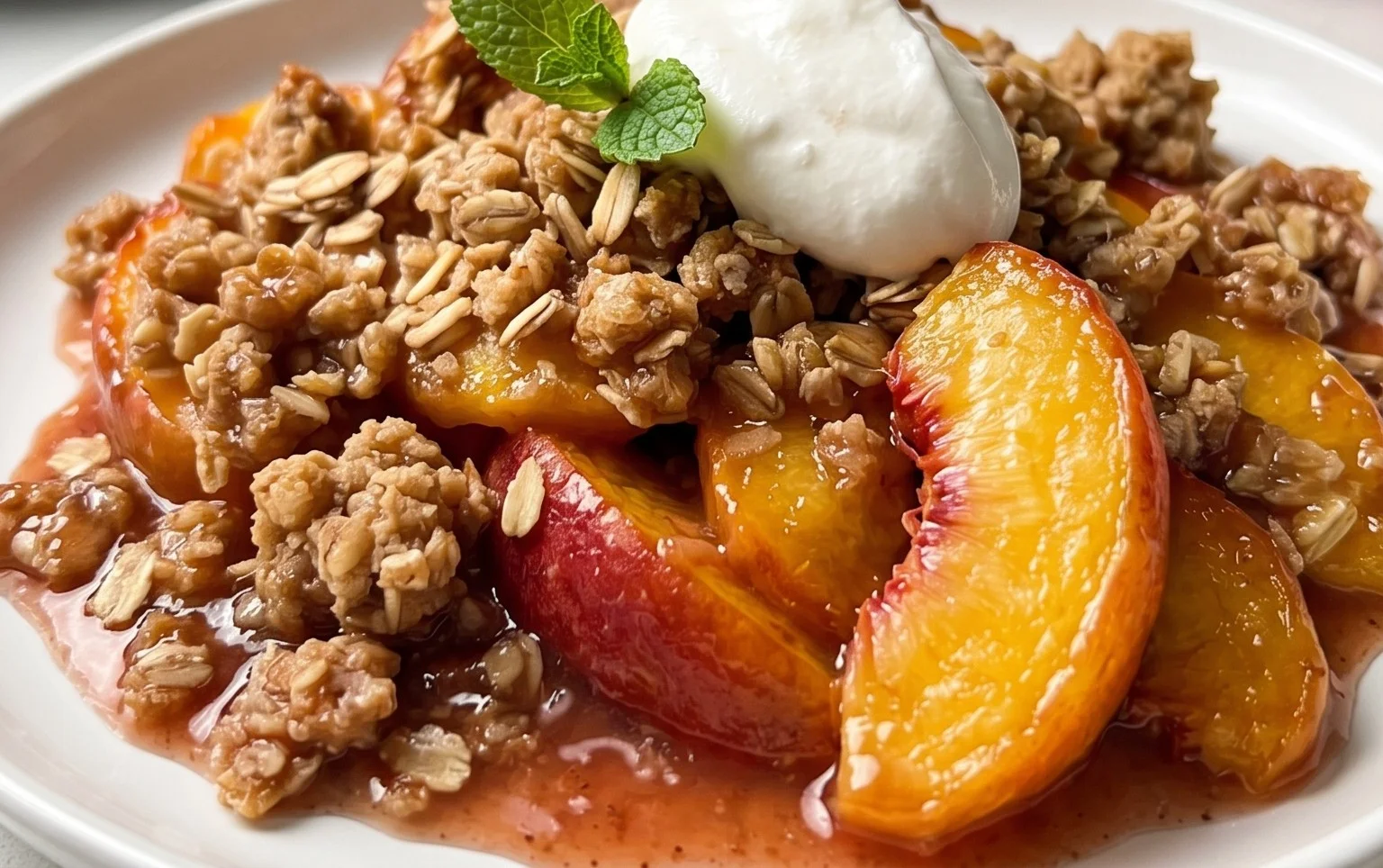 Peach Crisp