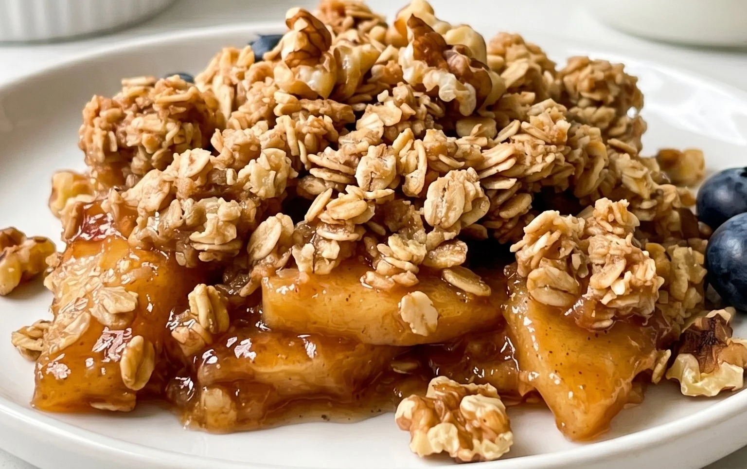 Healthy Breakfast Apple Crum extractble