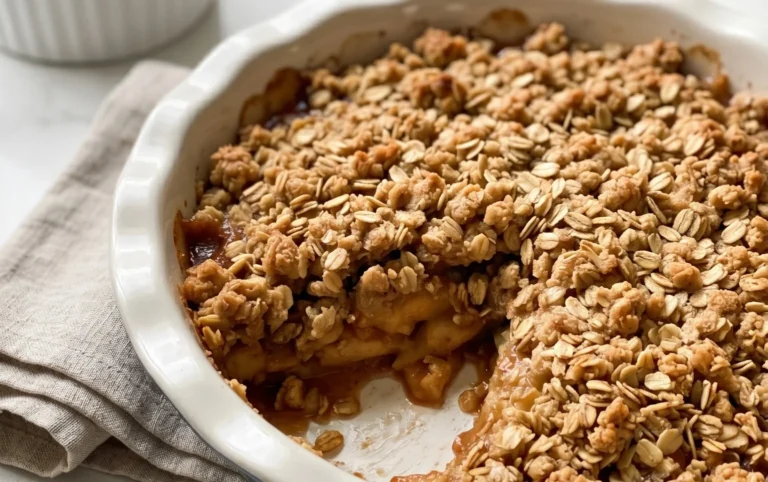 Healthy Breakfast Apple Crum extractble