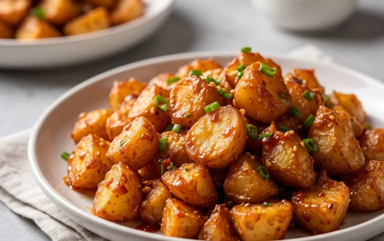 Crispy Honey Chilli Potatoes