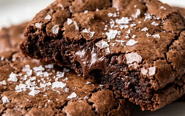 Salted Brownie Cookies