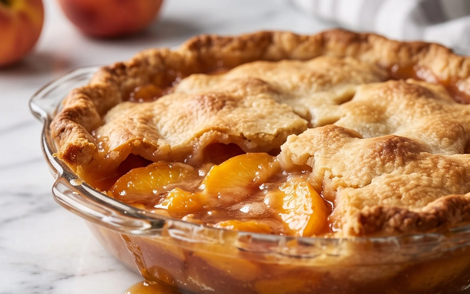 The Easiest Southern Peach Cobbler