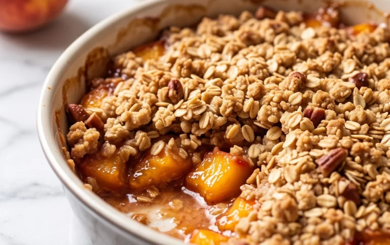 Fresh Peach Crisp Recipe