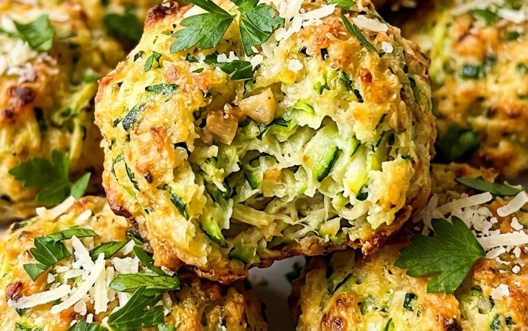 Zucchini Garlic Bites