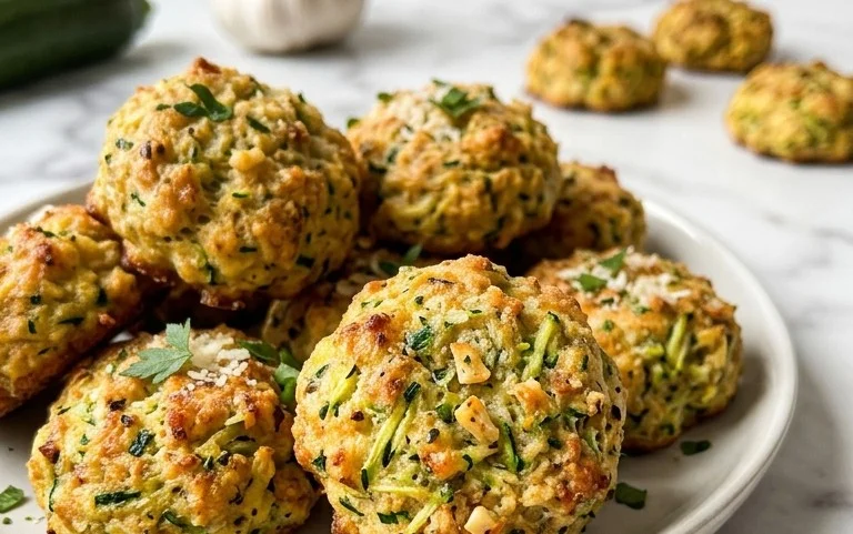 Zucchini Garlic Bites