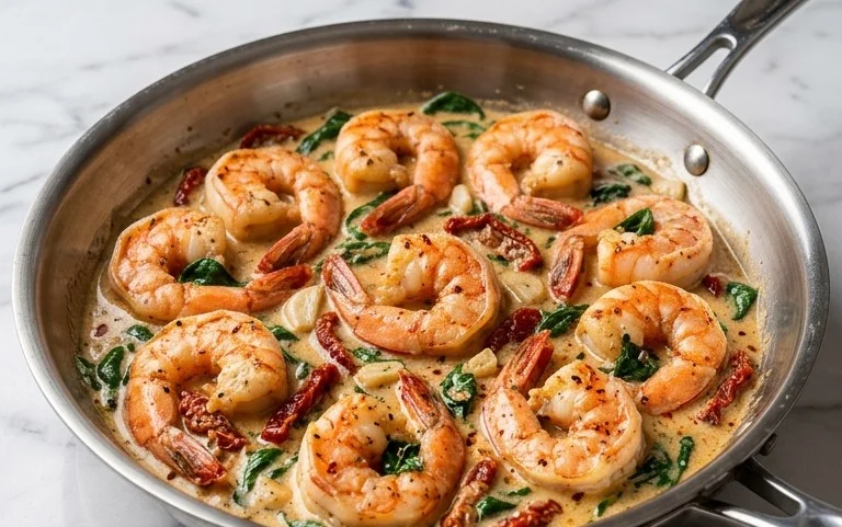 Tuscan Shrimp (One-Pan, 30-Minute Dinner)