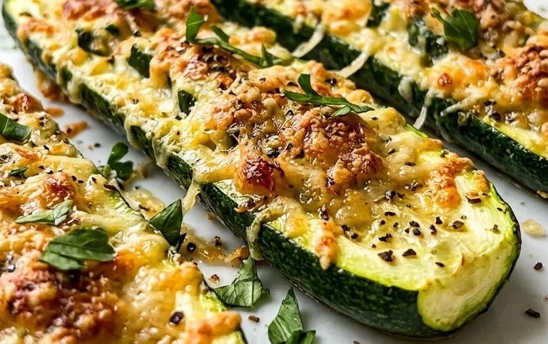 Baked Parmesan Zucchini