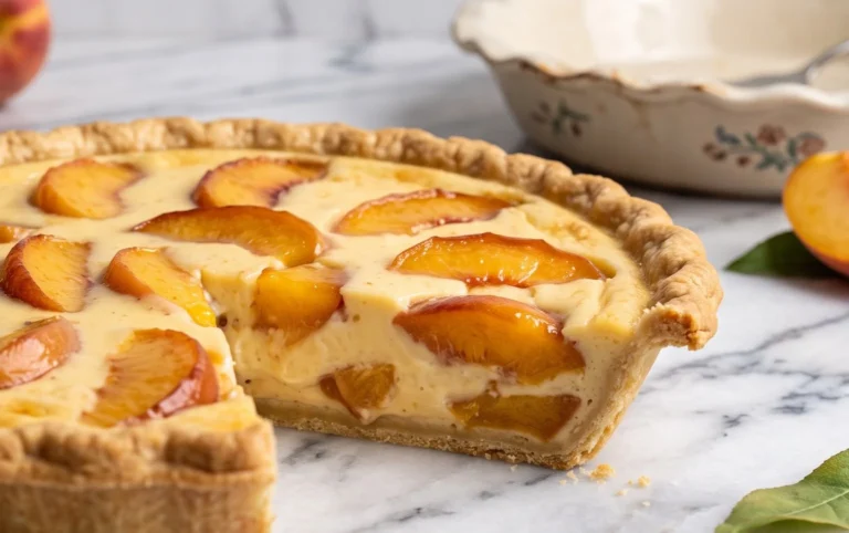 Peaches and Cream Pie