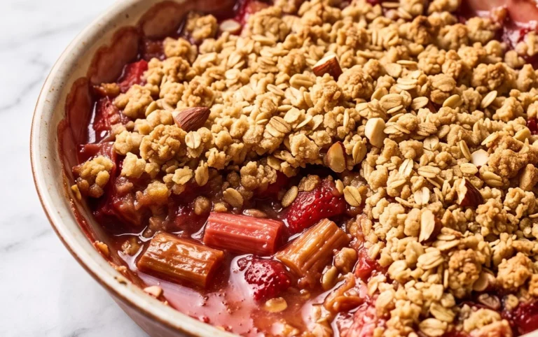 Easy Rhubarb Crisp