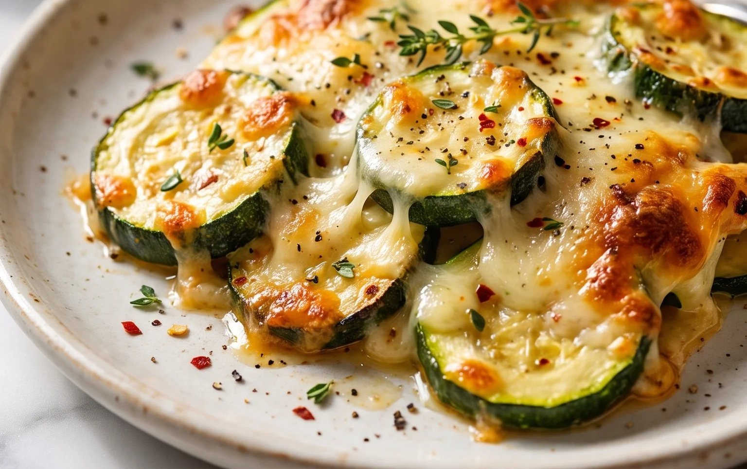 Baked Zucchini and Cheese