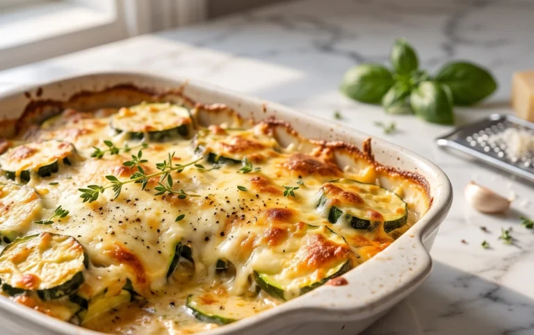 Baked Zucchini and Cheese