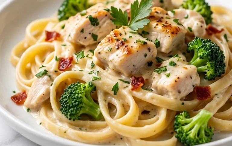 Low Calorie Chicken Alfredo
