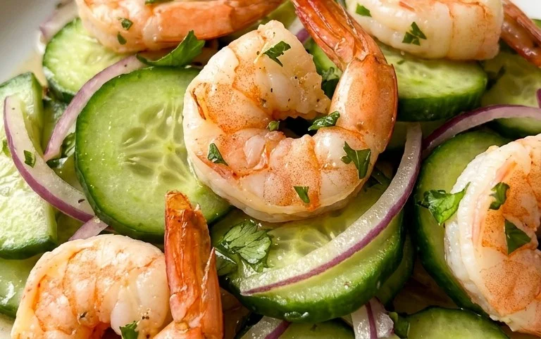 Cucumber Shrimp Salad