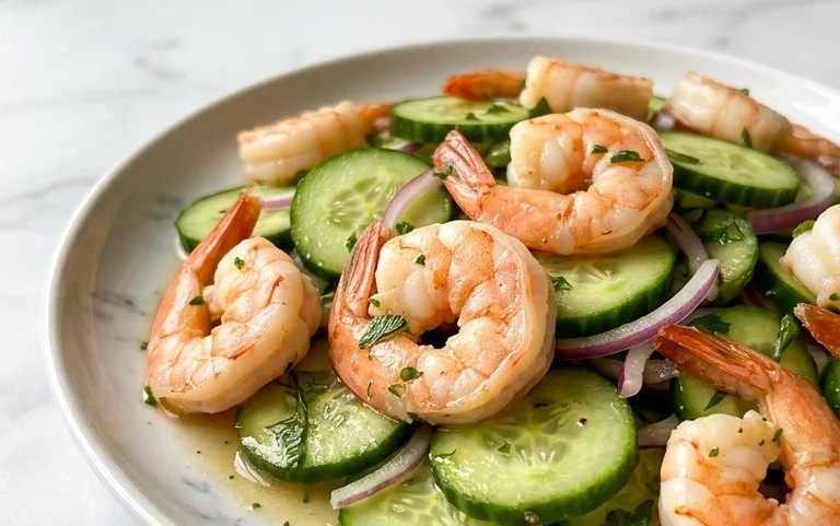 Cucumber Shrimp Salad