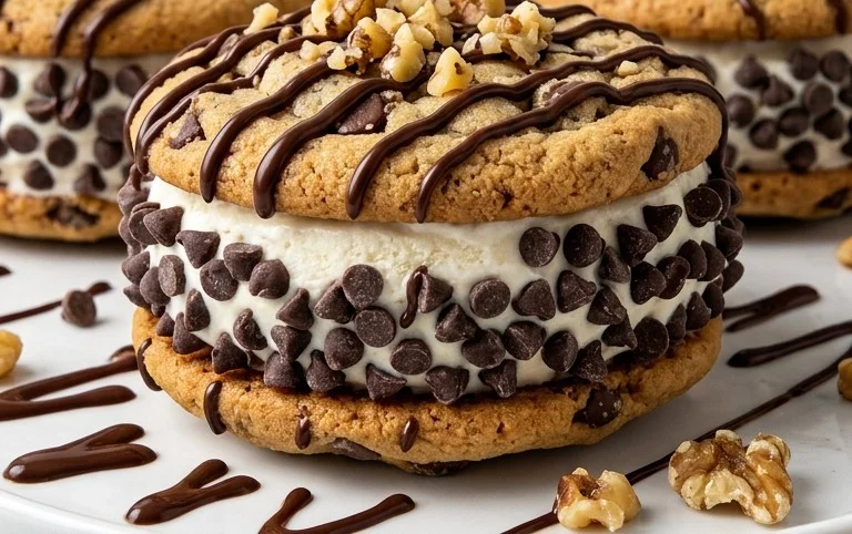 Cookie Ice Cream Sandwiches (Like a Chipwich!)