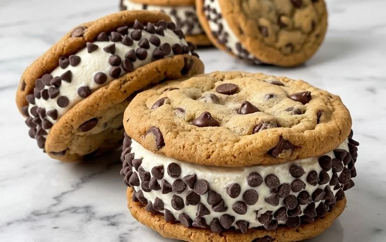 Cookie Ice Cream Sandwiches (Like a Chipwich!)