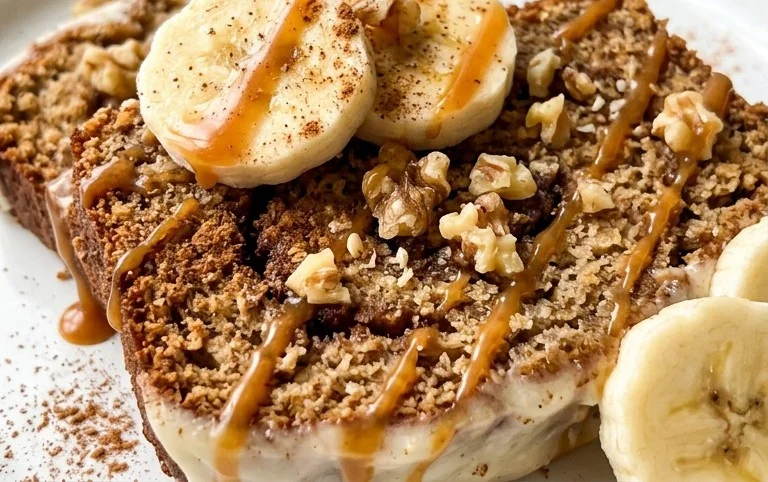 Cinnamon Roll Banana Bread