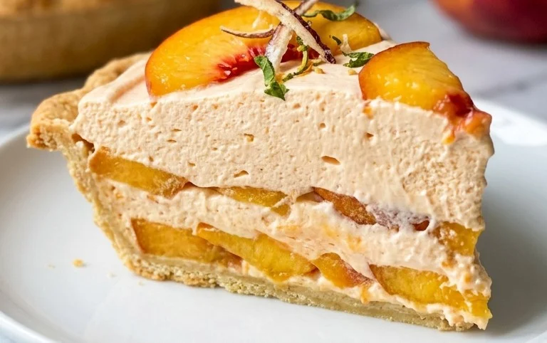 Peach Chiffon Pie