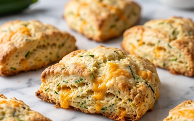 Zucchini Cheddar Scones