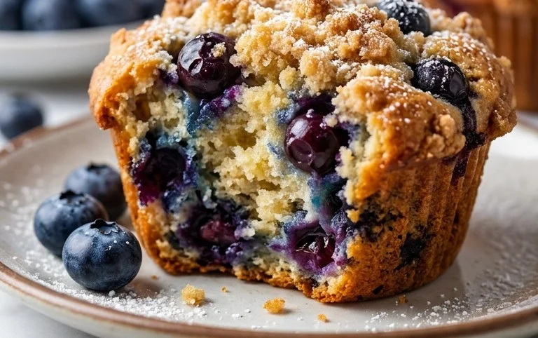 Homemade Blueberry Muffins