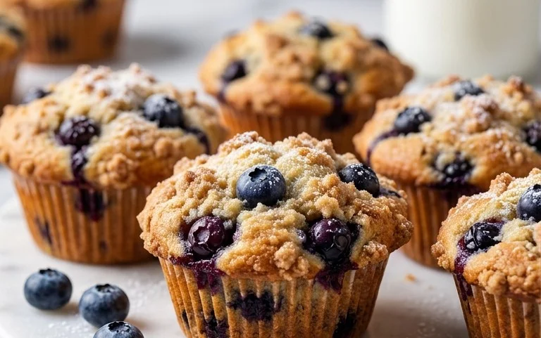Homemade Blueberry Muffins