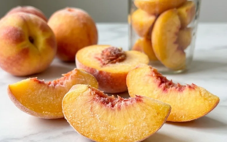 Freezing Peaches, How to Easily Freeze Peaches