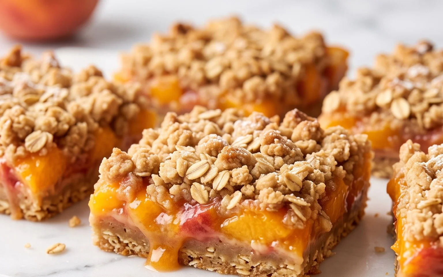 Fresh Peach Crum extractb Bars