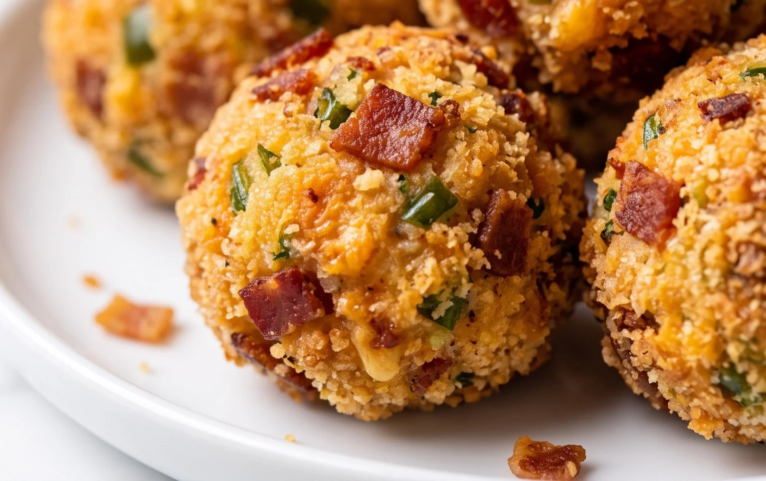 Beef Bacon Jalapeño Popper Cheese Balls
