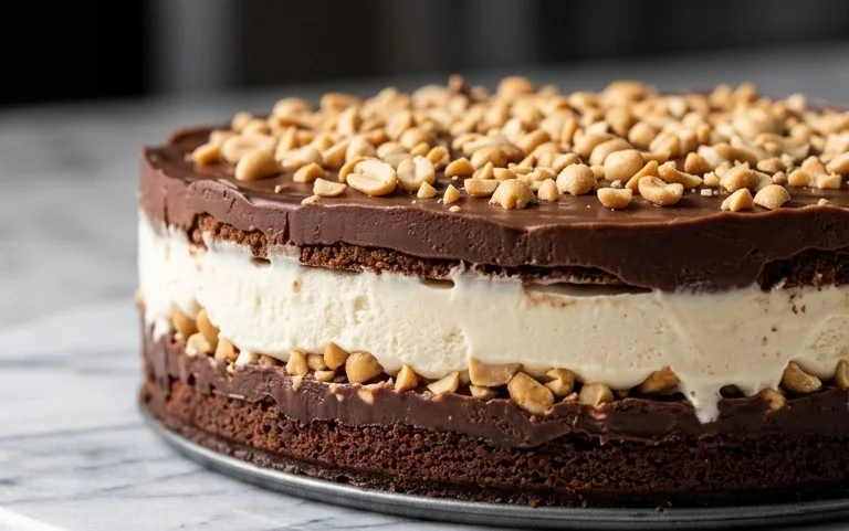 Buster Bar Ice Cream Cake