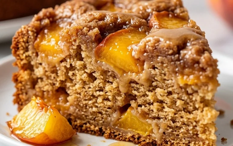 Brown Sugar Peach Cake