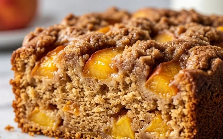 Brown Sugar Peach Cake