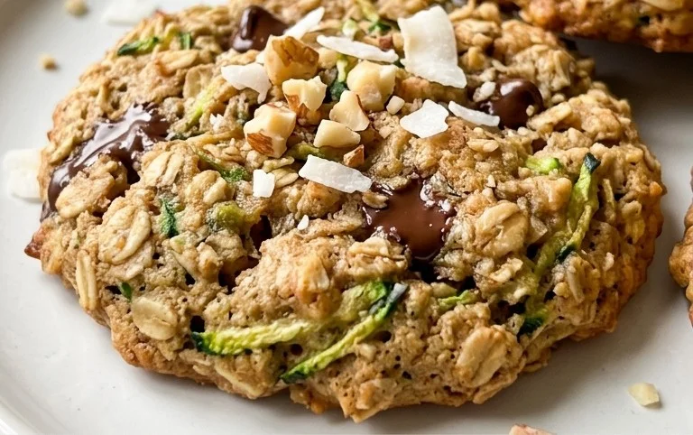 Healthy Zucchini Oatmeal Cookies