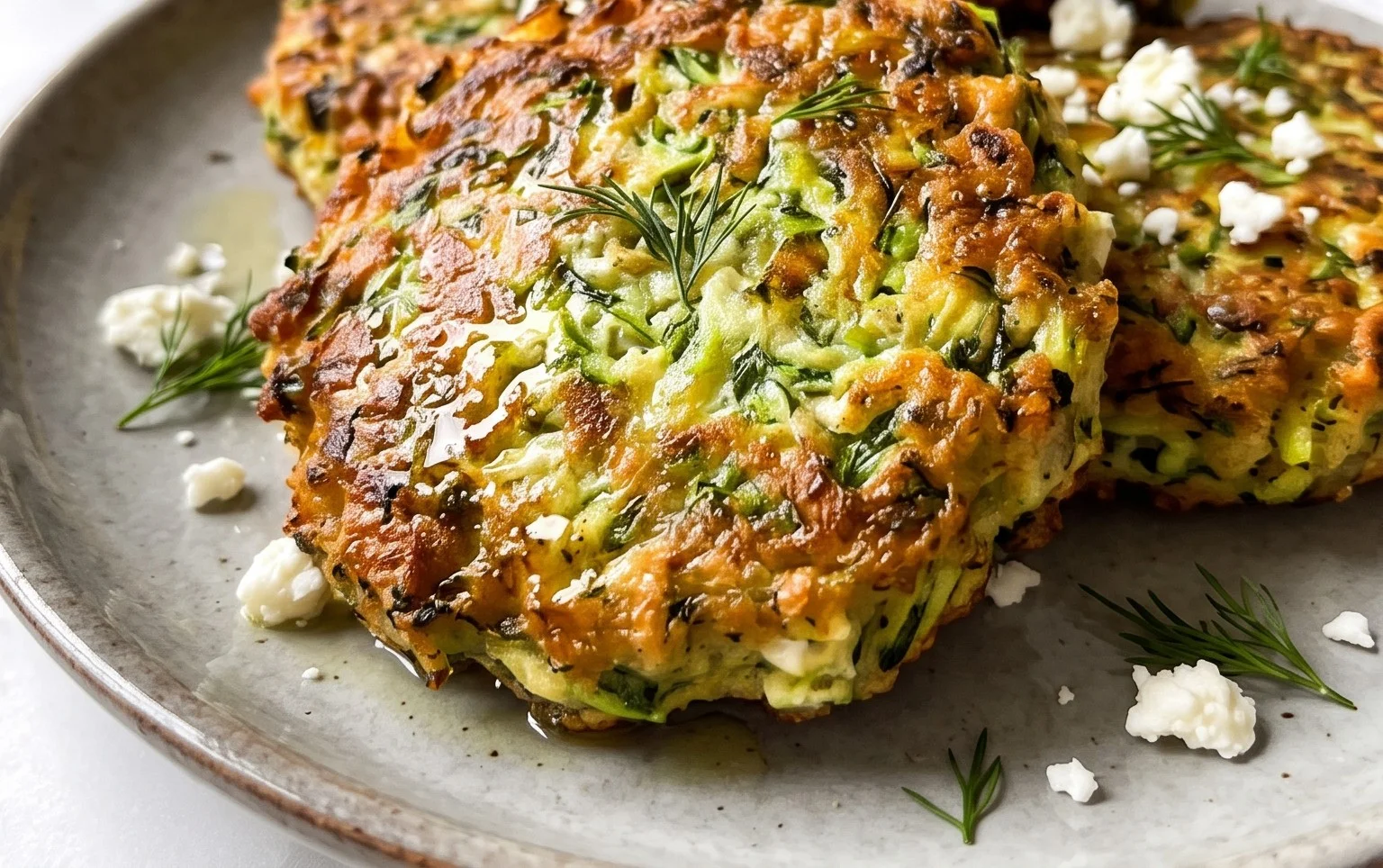 Kolokithokeftedes (Greek Zucchini Fritters)