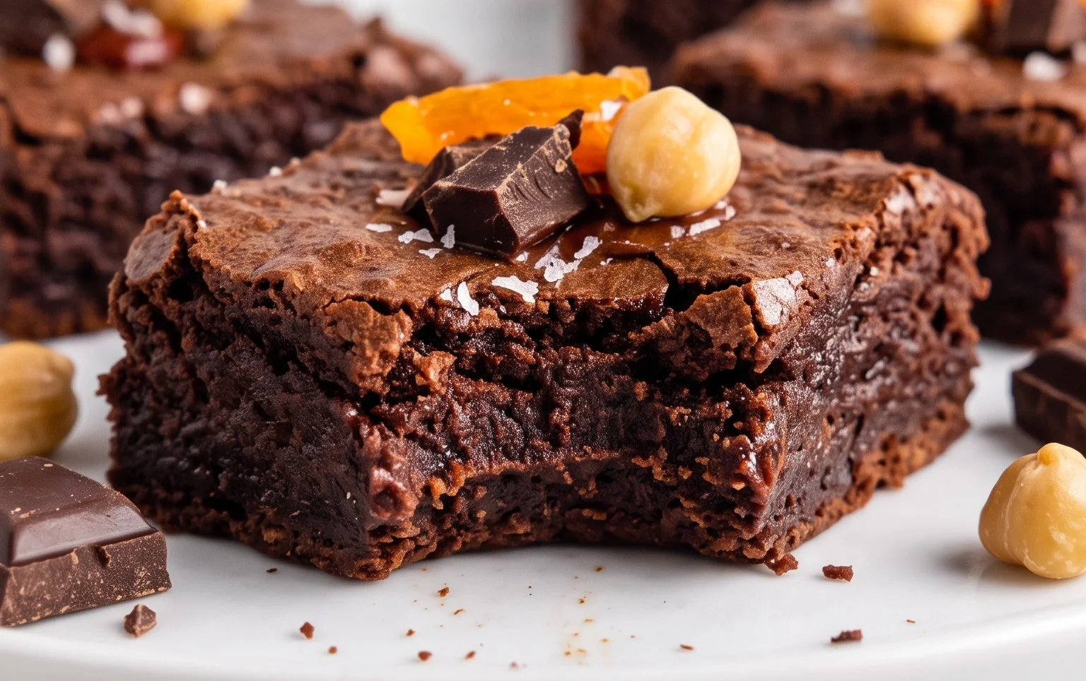 Flourless Chickpea Brownies (Vegan & Gluten Free)