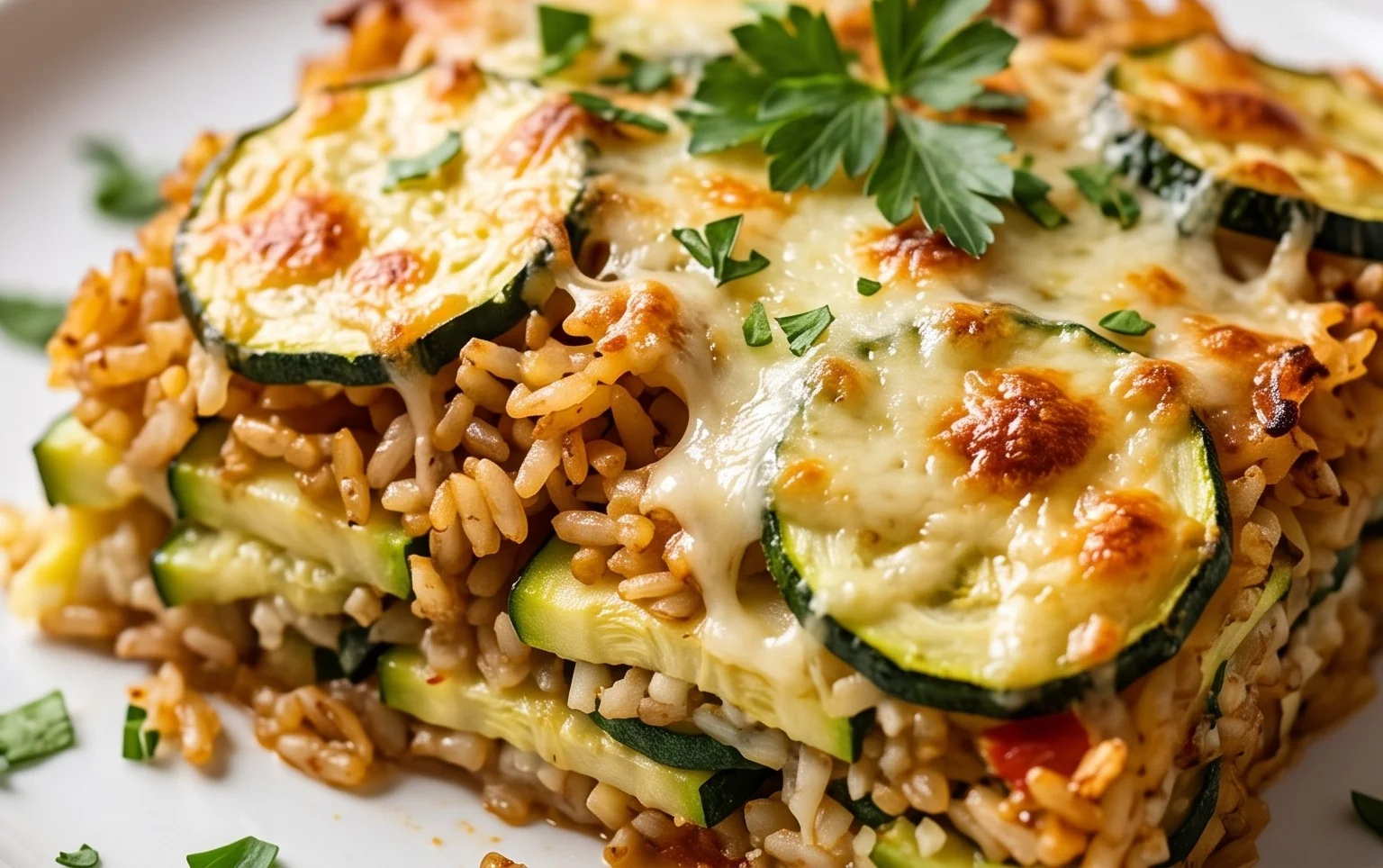 Julia Child's Zucchini and Rice Gratin (Tian de Courgettes au Riz)