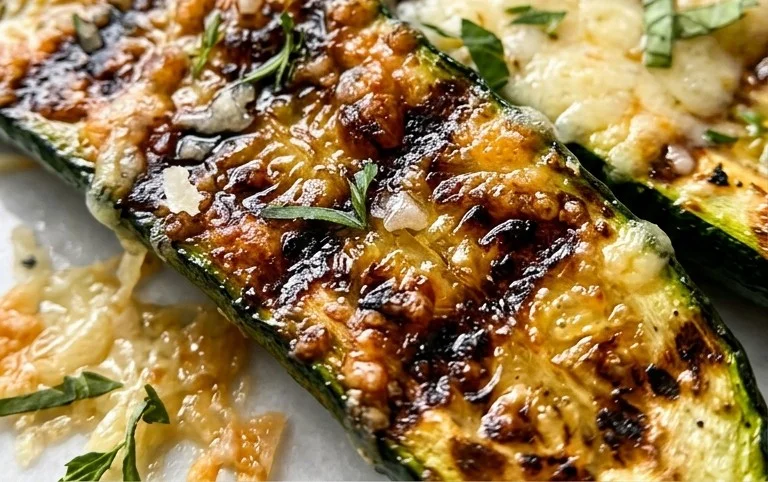 Grilled Zucchini with Parmesan